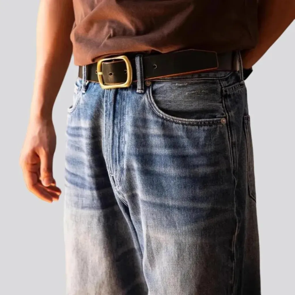 90s high-waist jeans
 for men