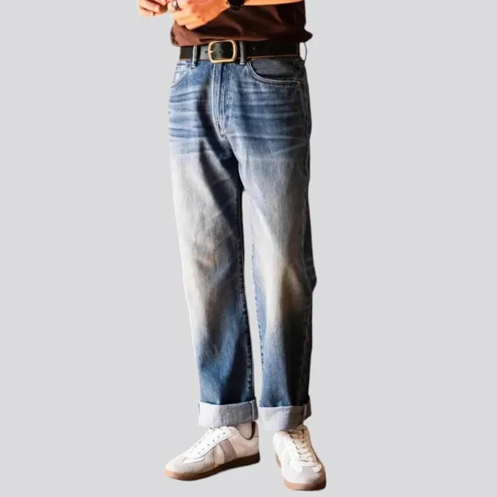 90s high-waist jeans
 for men