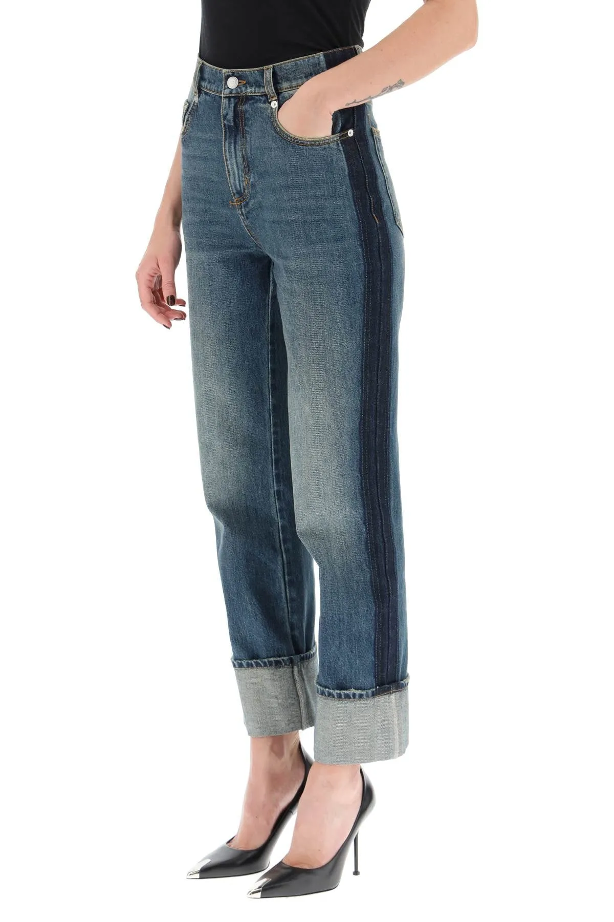 Alexander mcqueen baggy boyfriedn jeans