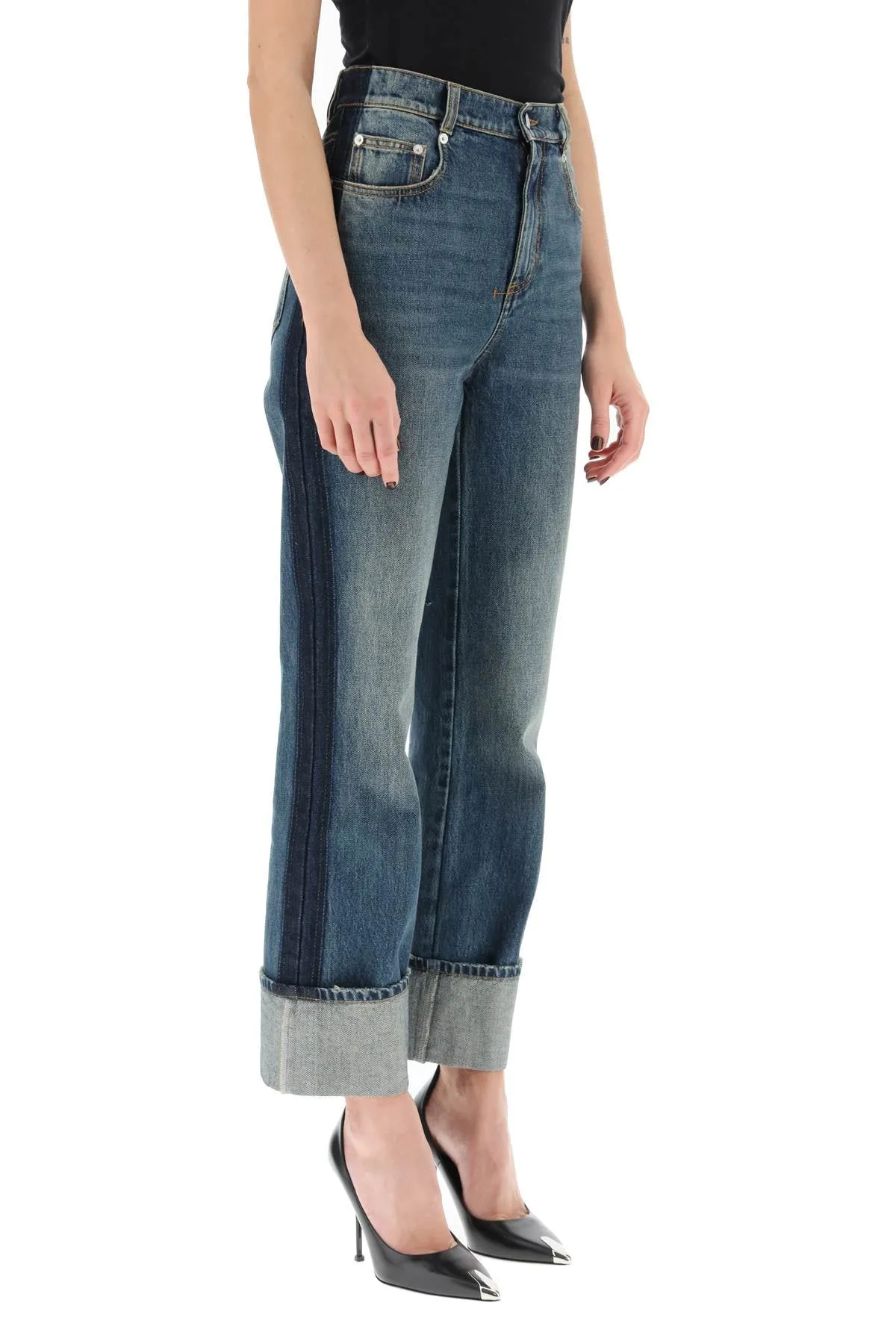 Alexander mcqueen baggy boyfriedn jeans