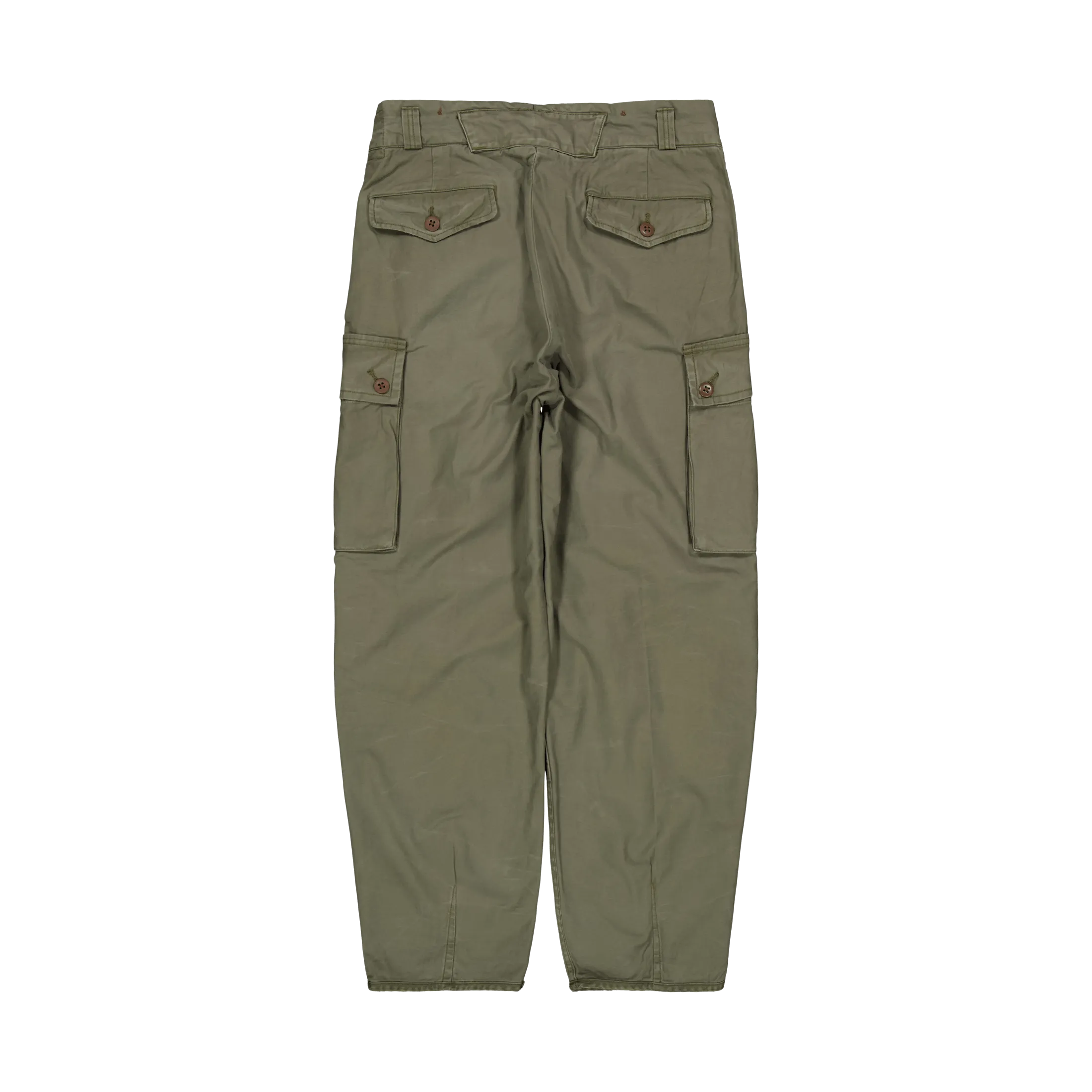 Baggy Fit Reverse-Sateen Cargo Pant Thermal Green