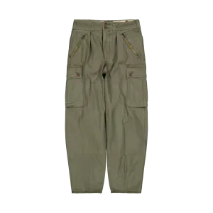 Baggy Fit Reverse-Sateen Cargo Pant Thermal Green