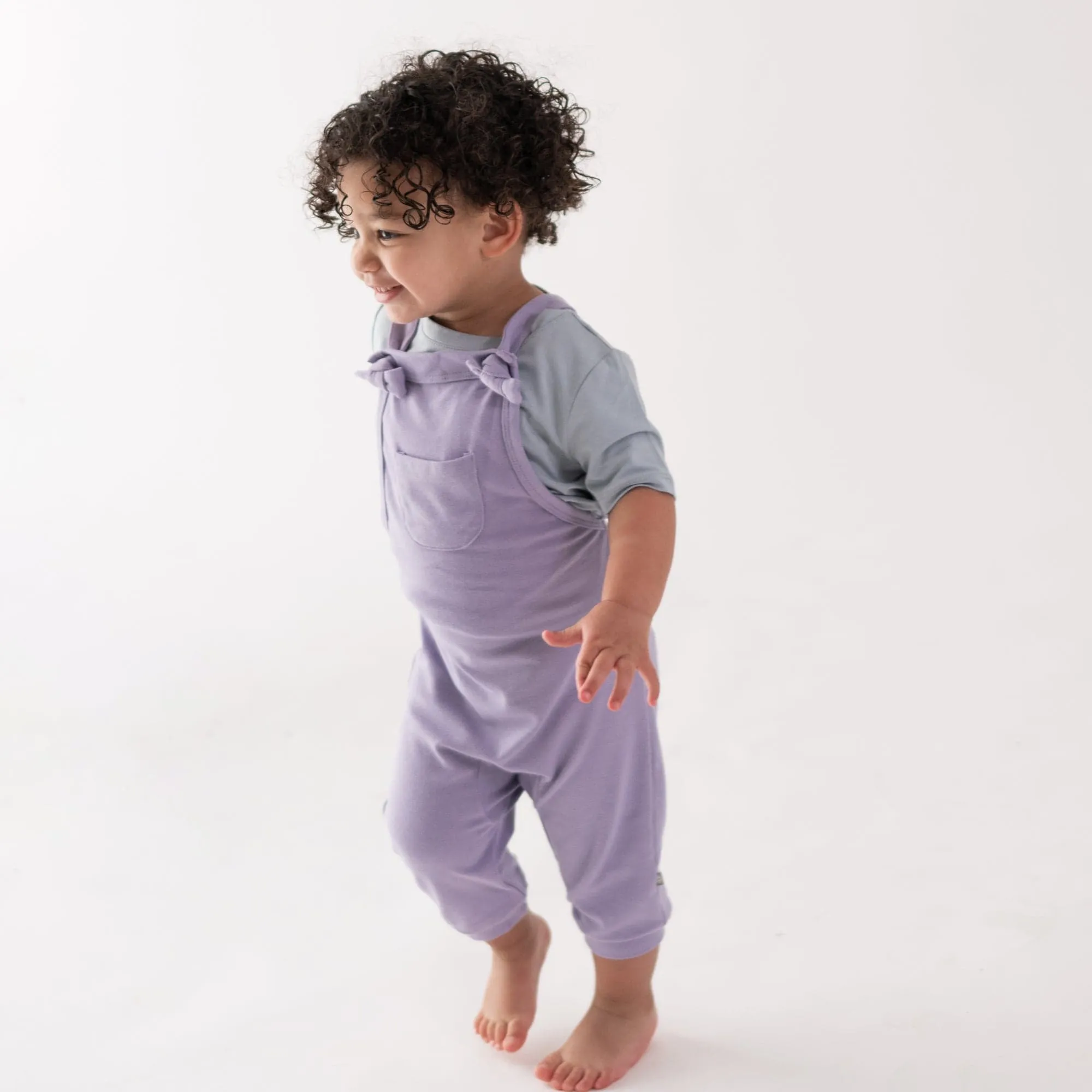 Bamboo Jersey Overall in Taro