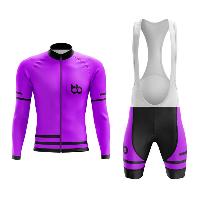 Bicycle Booth Outline (Purple) Aero Cycling Kit