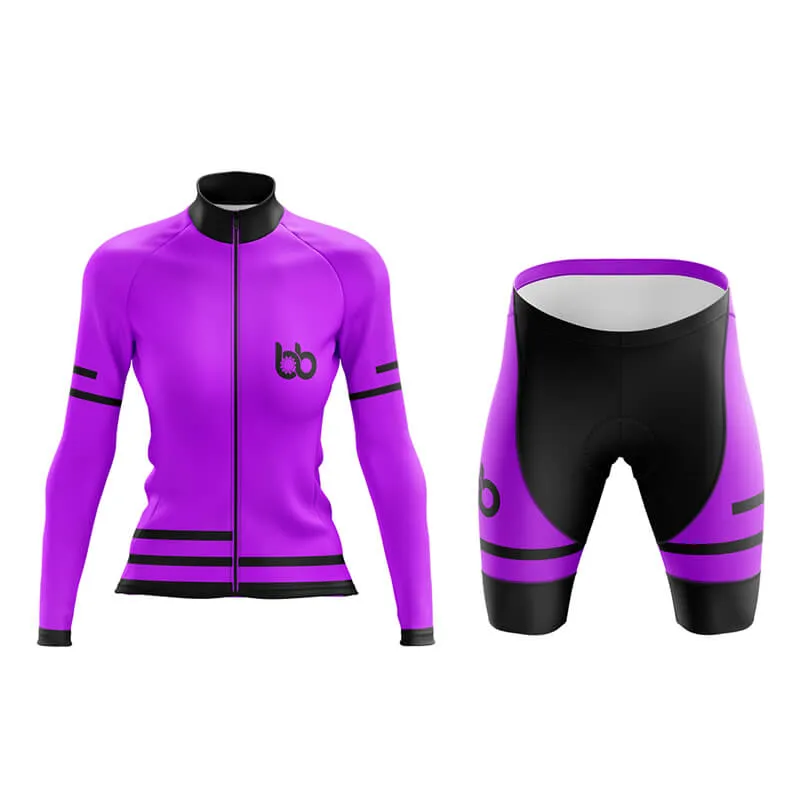 Bicycle Booth Outline (Purple) Aero Cycling Kit