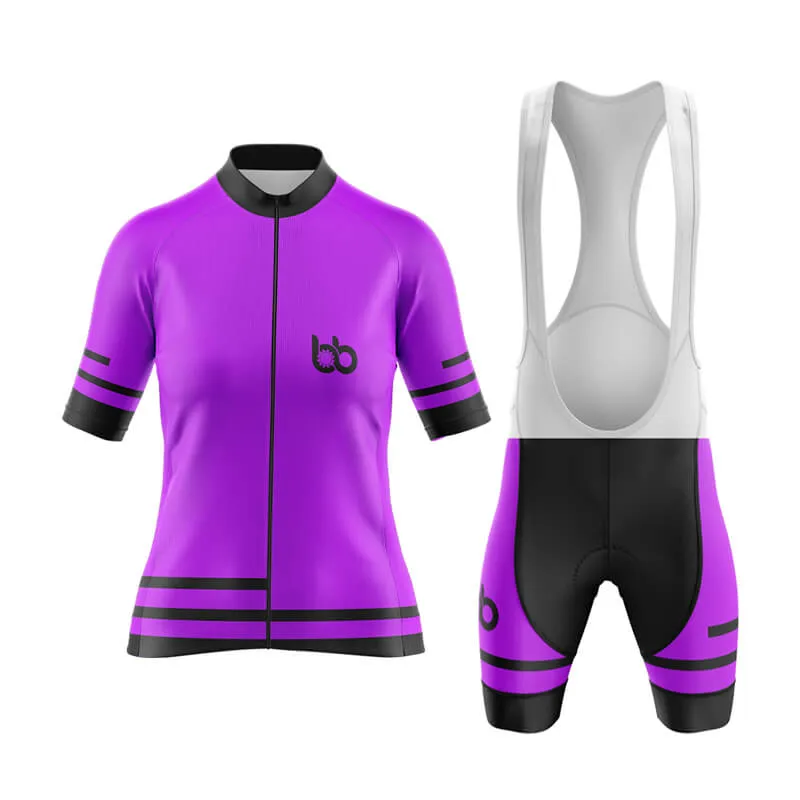 Bicycle Booth Outline (Purple) Aero Cycling Kit