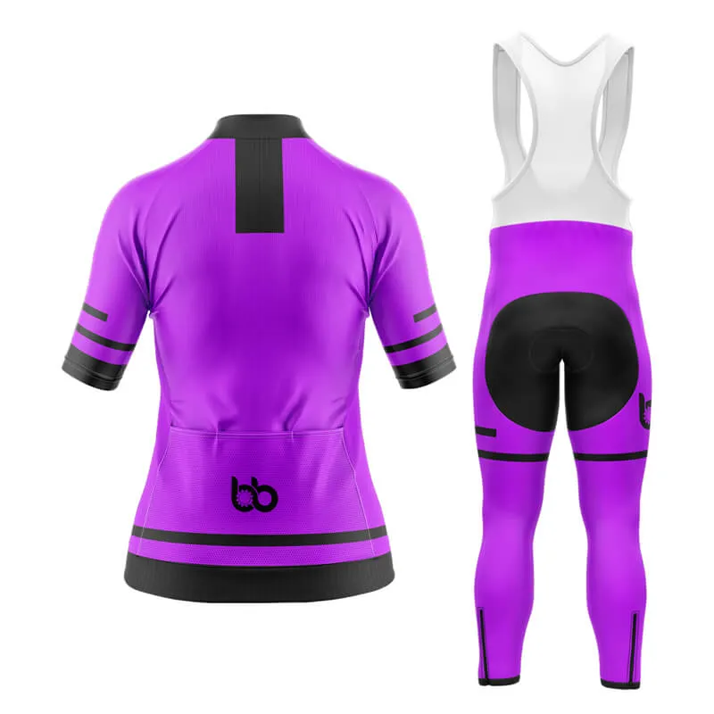 Bicycle Booth Outline (Purple) Aero Cycling Kit