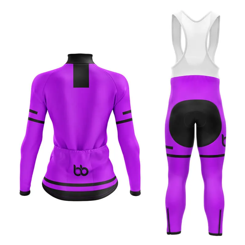 Bicycle Booth Outline (Purple) Aero Cycling Kit