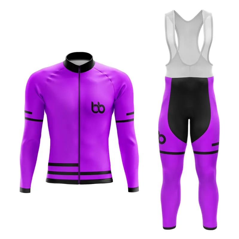 Bicycle Booth Outline (Purple) Aero Cycling Kit