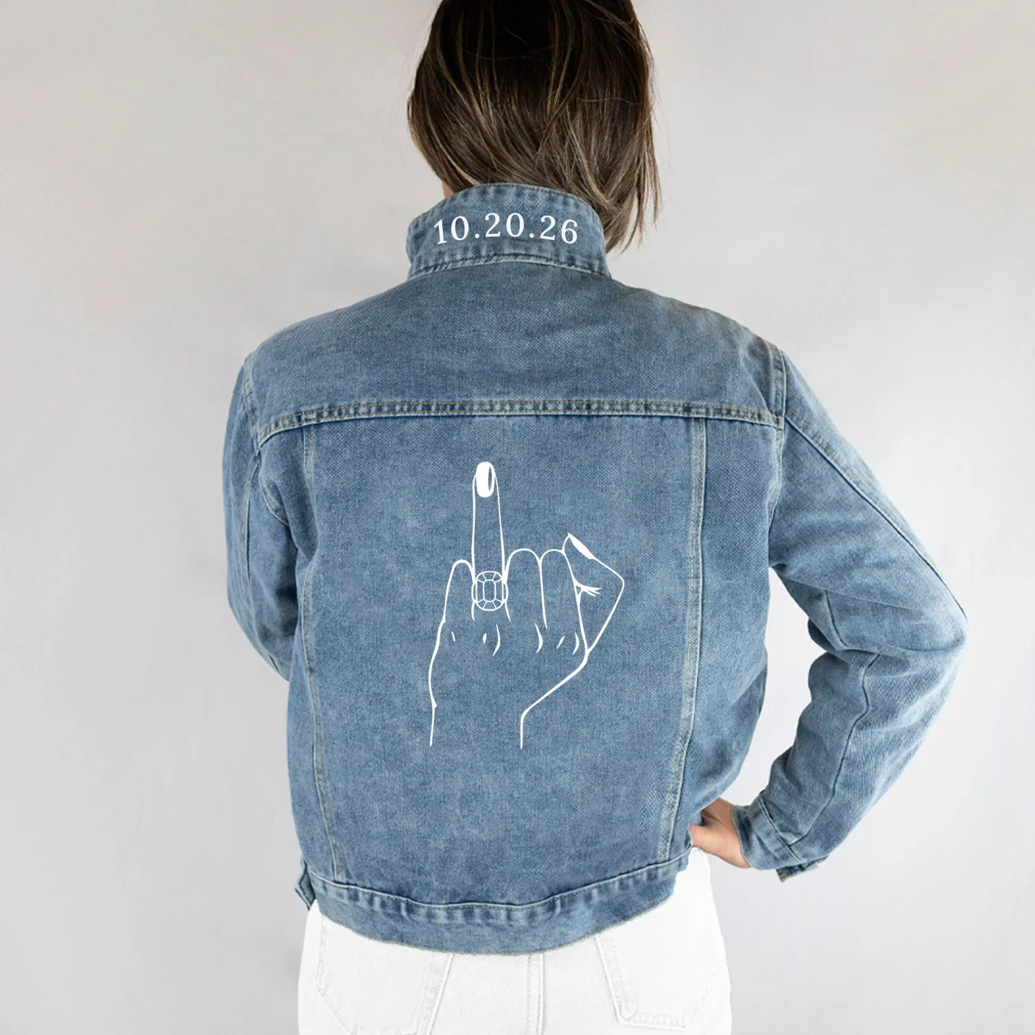 (Blue Denim) Bridal Jacket