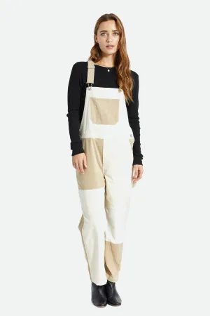 Brixton Womens Christina Crop Overall - Dove Vanilla