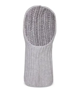 Cashmere grey balaclava