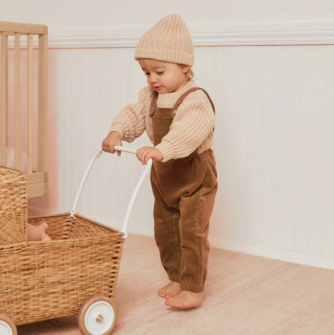 Corduroy Baby Overall | Cinnamon