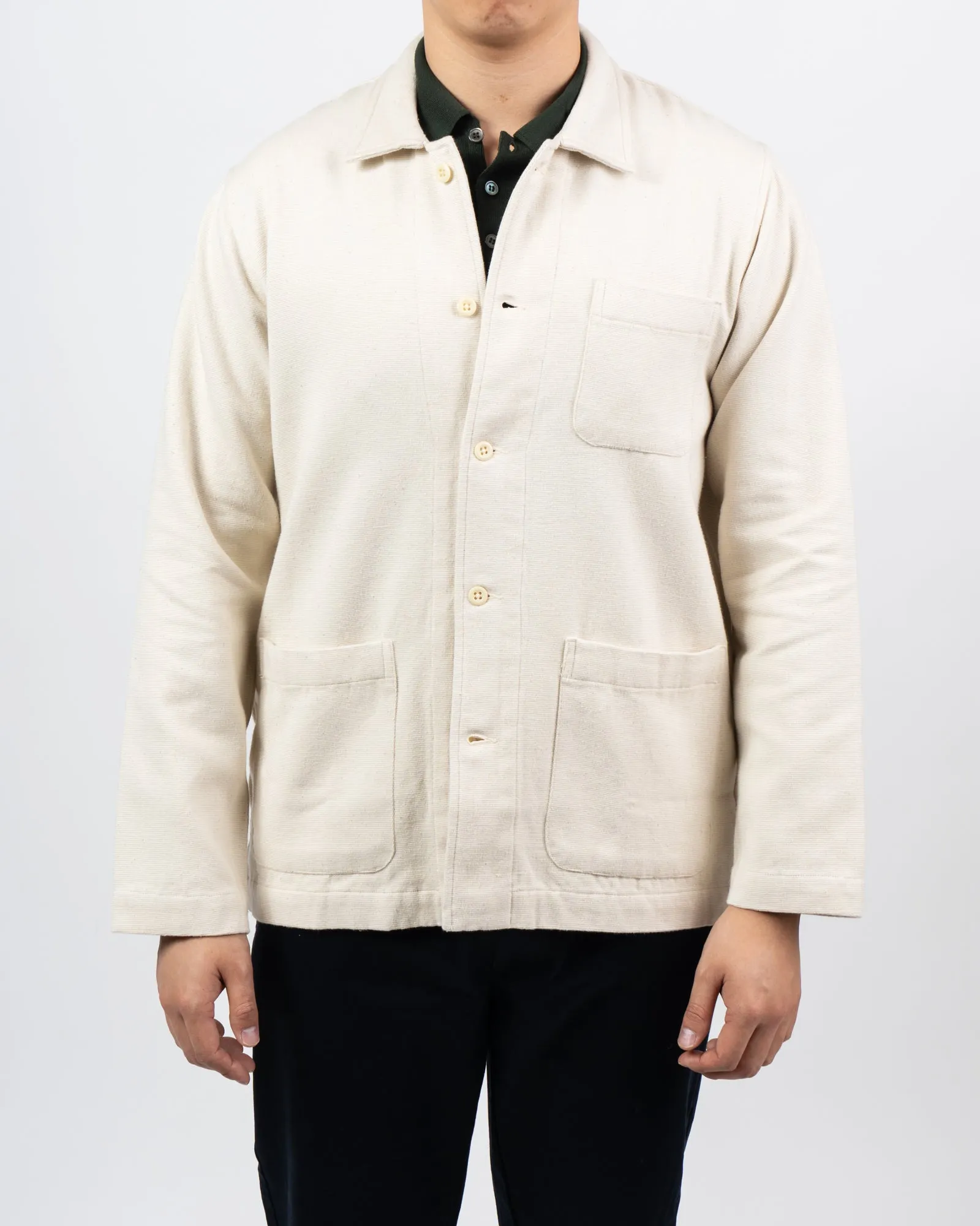 Cream Madras Shacket