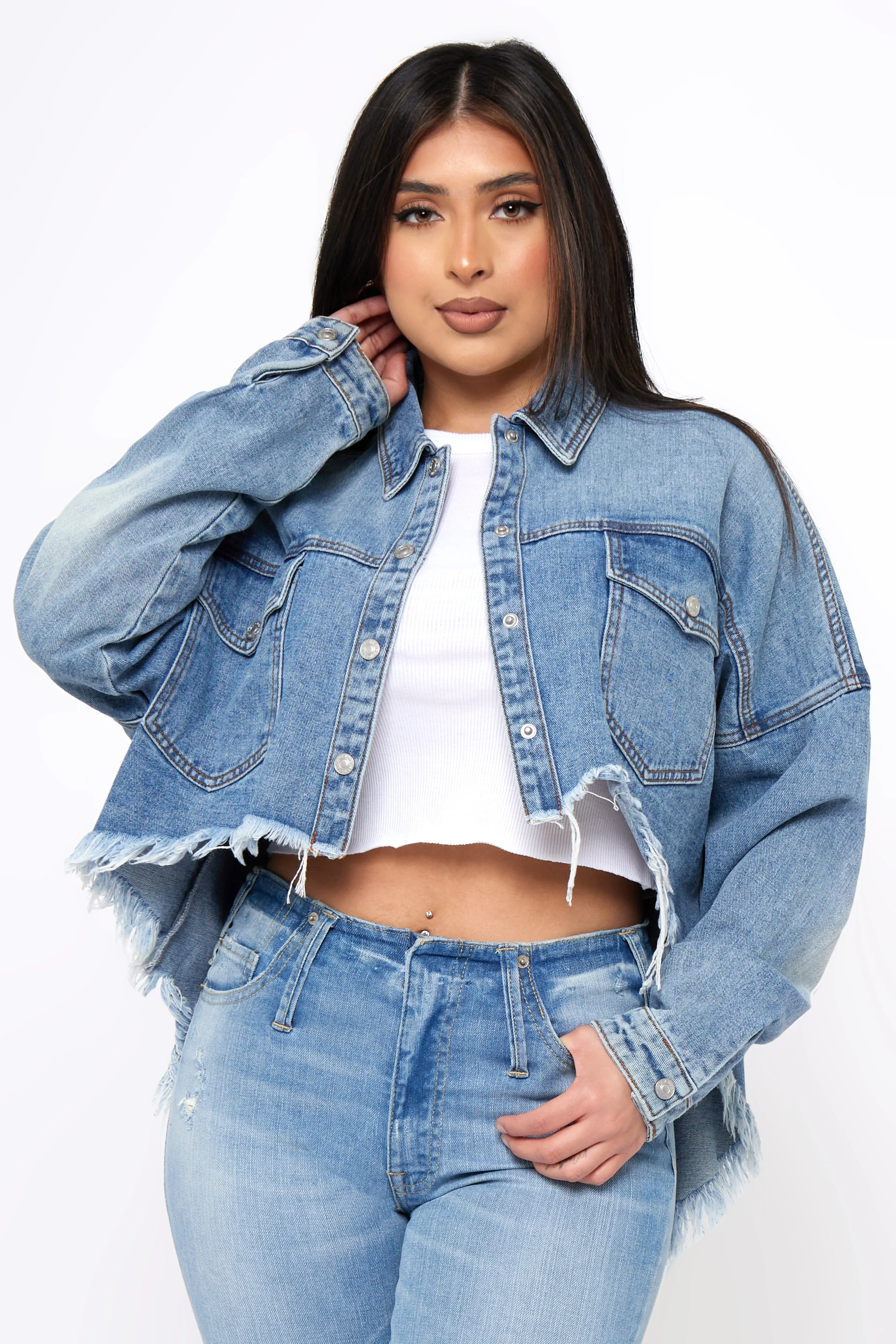 Cropped Shacket