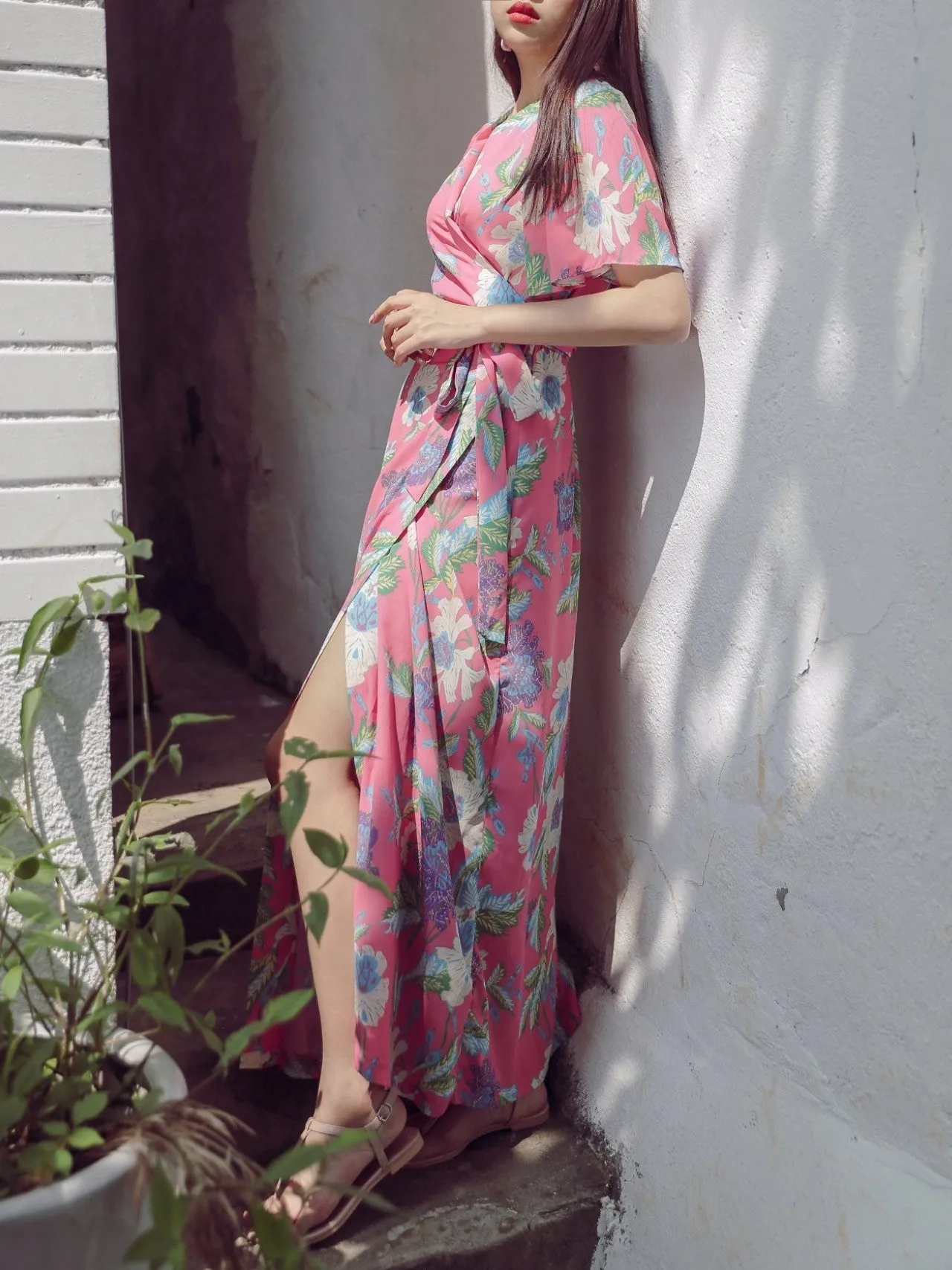 CURZON WRAP MAXI DRESS