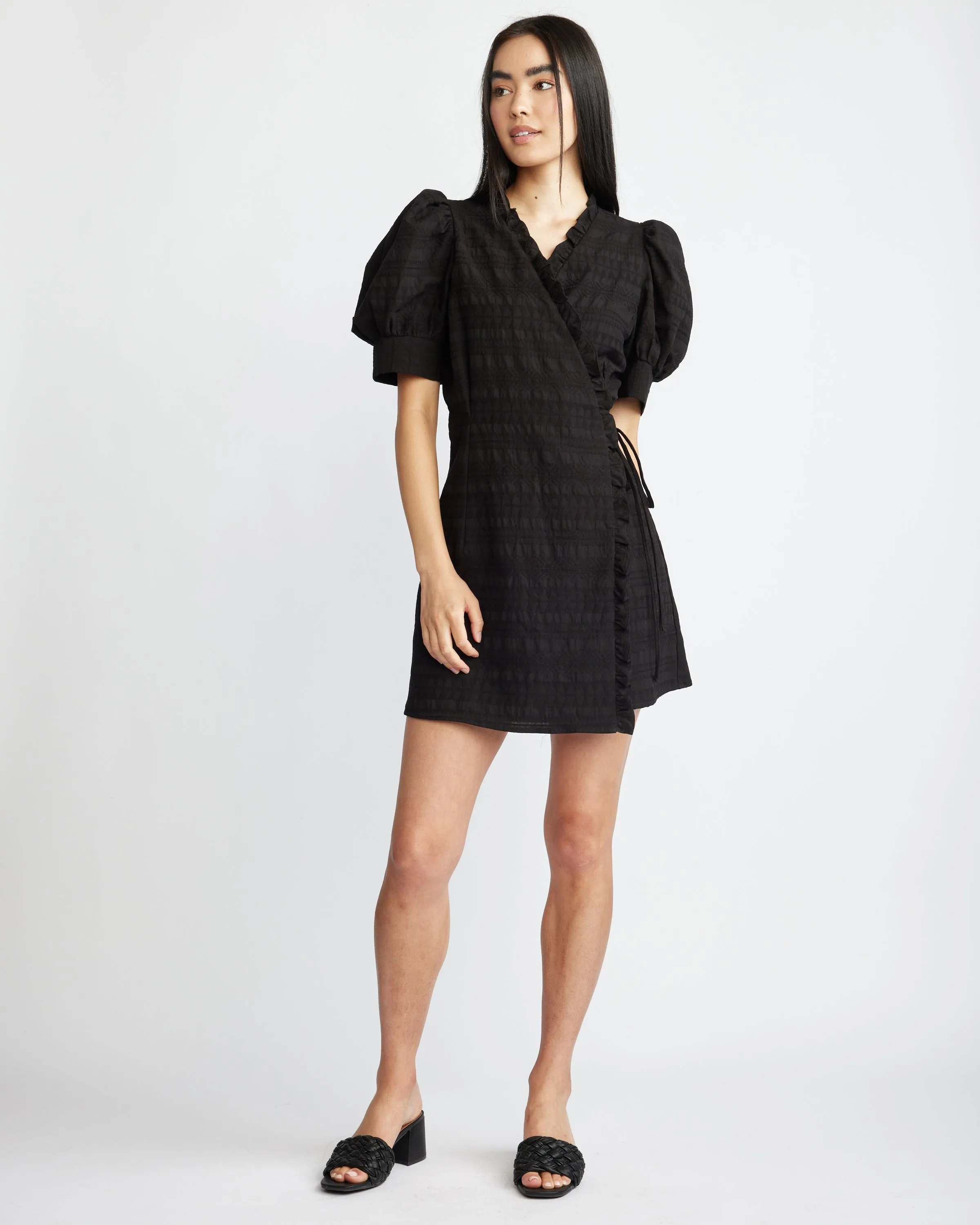 Davina Wrap Mini Dress