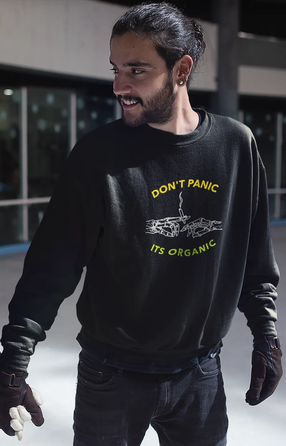 Don't Panic Its Organic - Winter Sweatshirts