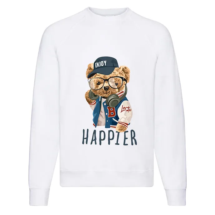 Eco-Friendly Happier Bear Pullover