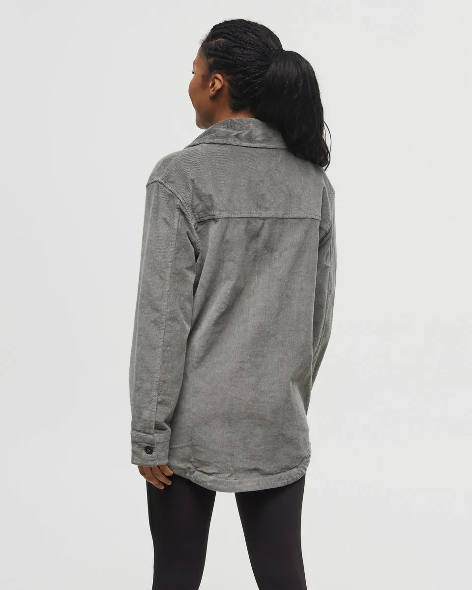 EcoStretch Corduroy Shacket