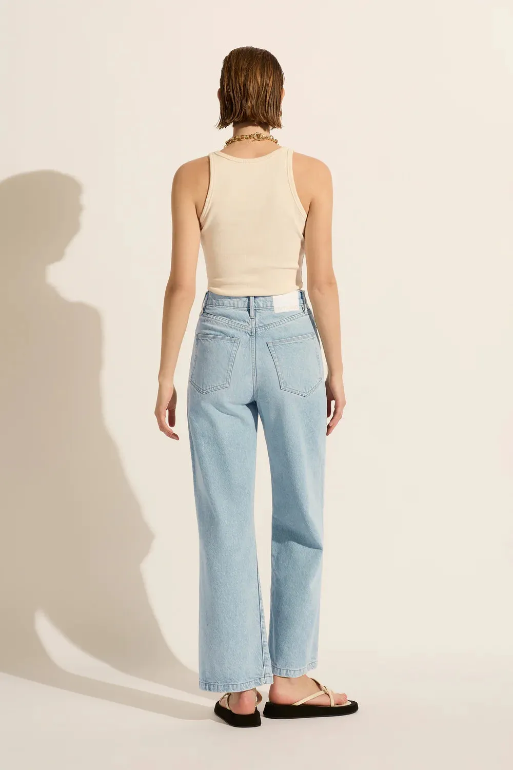 Ellie High Rise Wide Leg Jeans - Basis