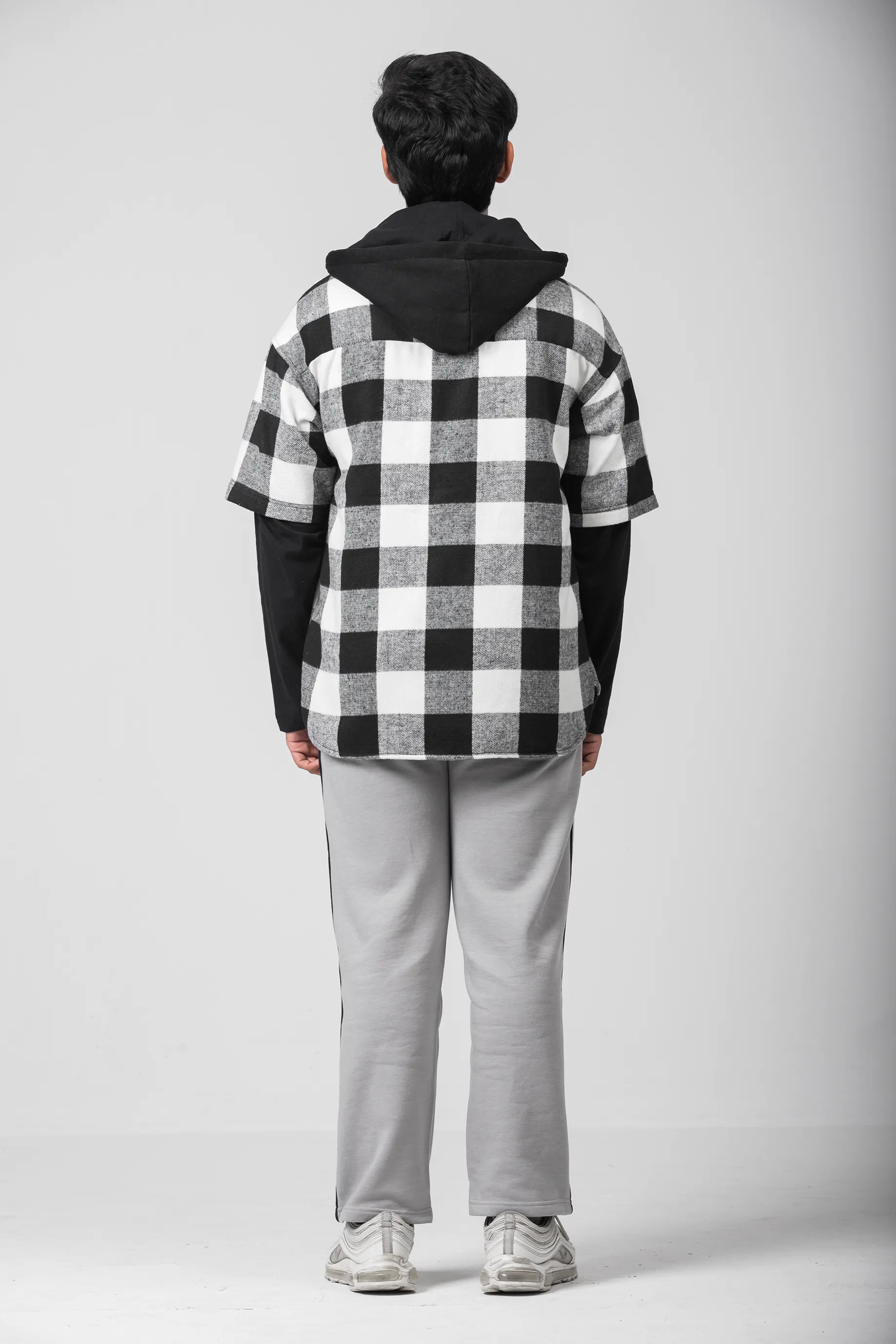 Flannel Hooded Shacket