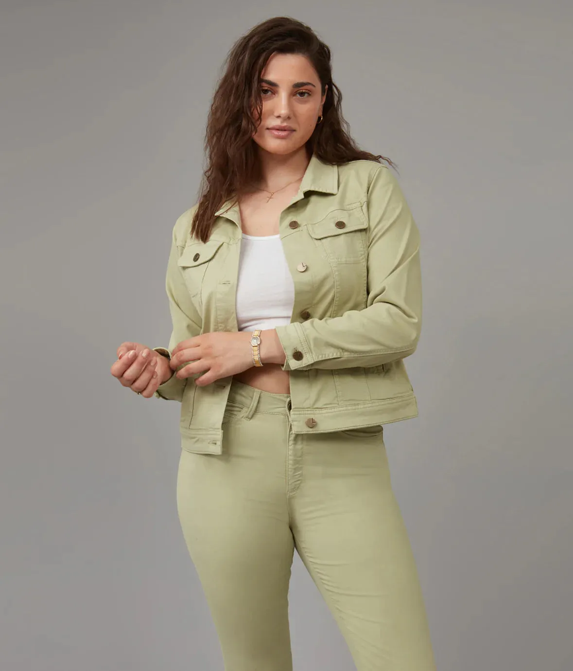 Gabriella Classic Jacket - Sage