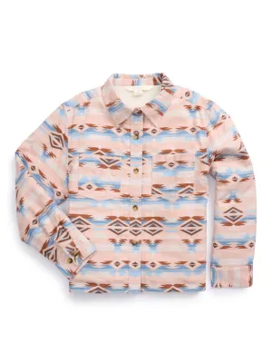 Girl's Ely Cattleman Aztec Print Shacket