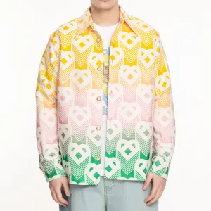 Gradient Jacquard Shacket