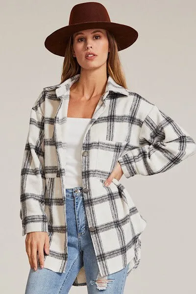 Hannah Oversized Plaid Shacket