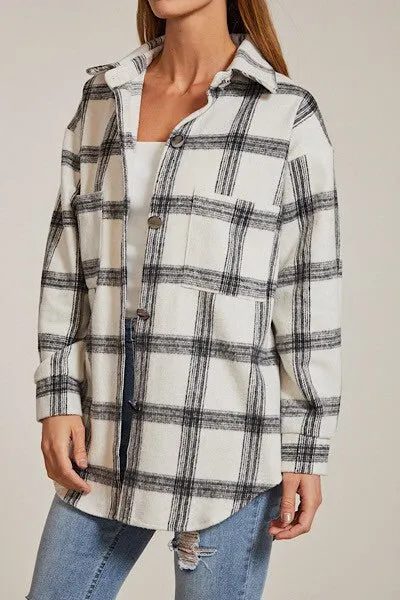 Hannah Oversized Plaid Shacket