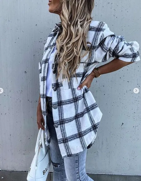 Hannah Oversized Plaid Shacket