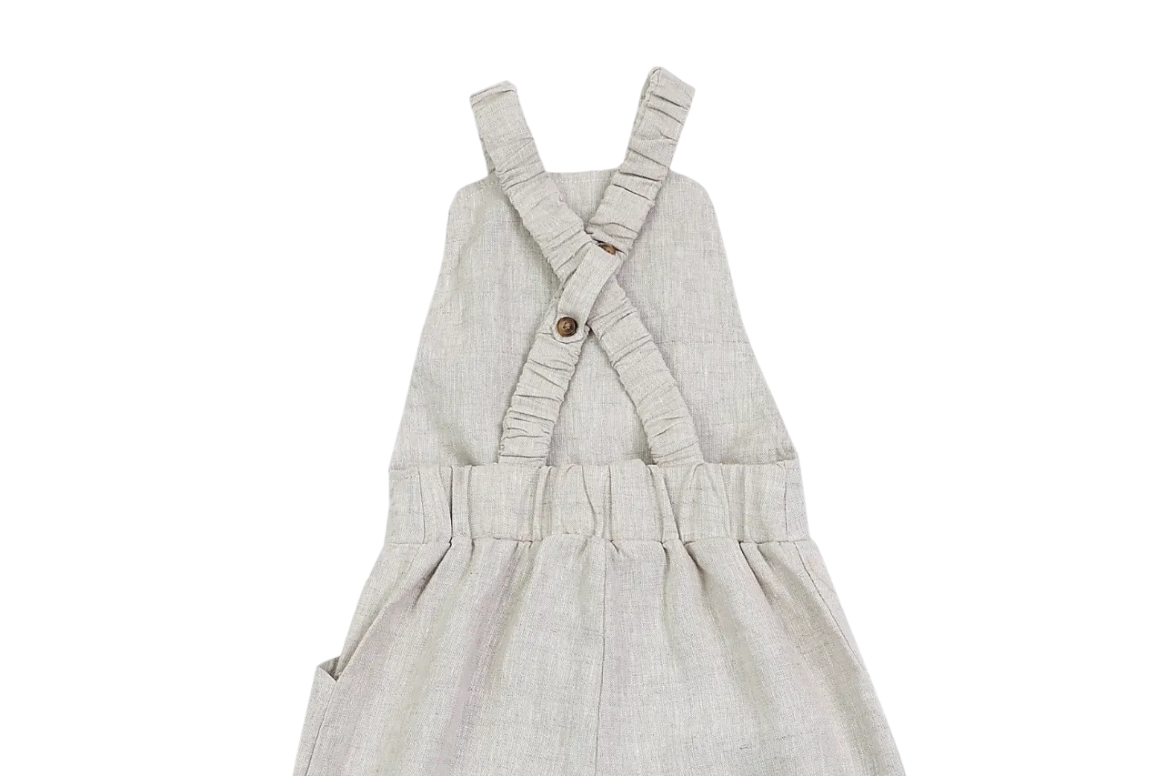 Jeffrey Linen Overall | Natural Linen