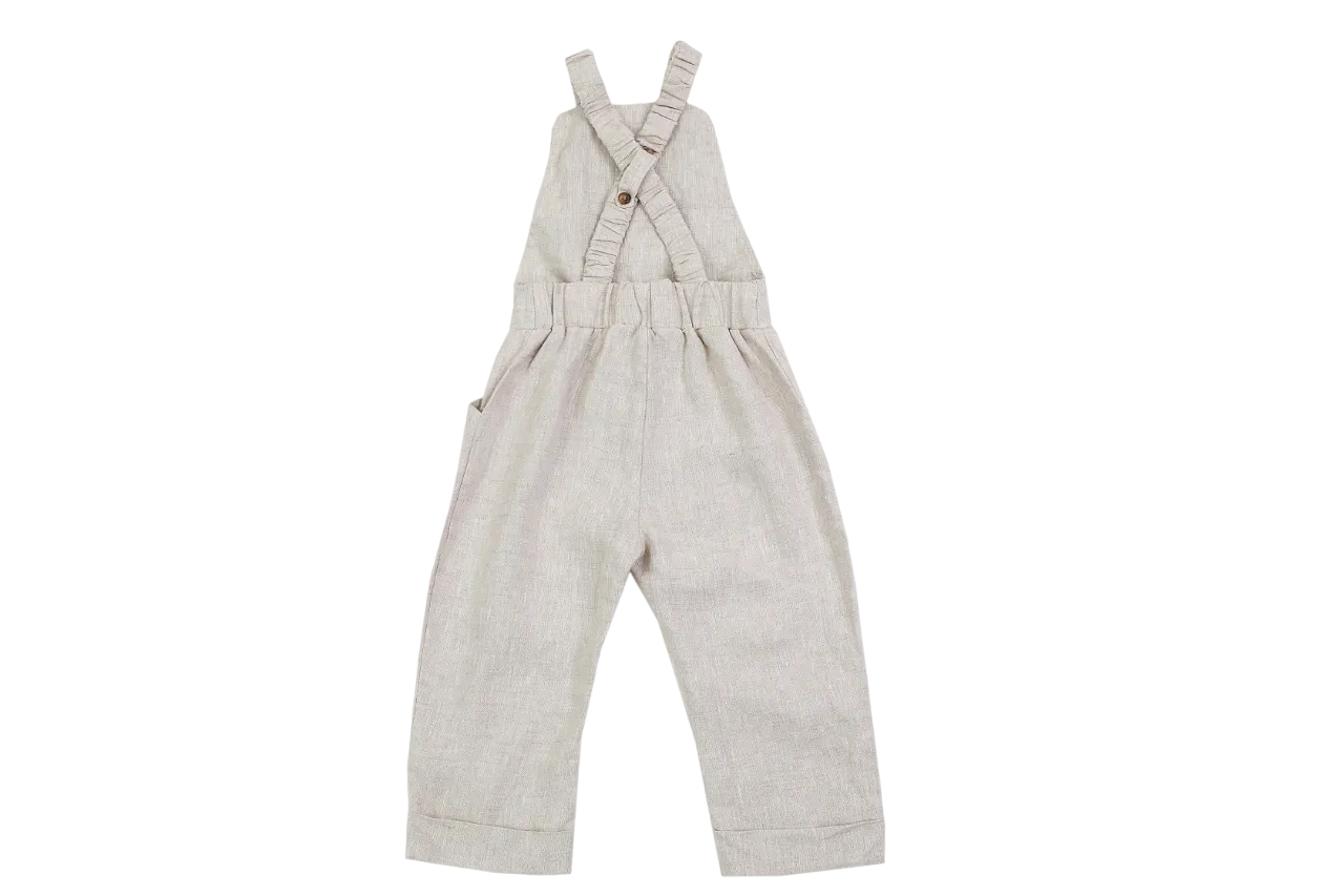 Jeffrey Linen Overall | Natural Linen