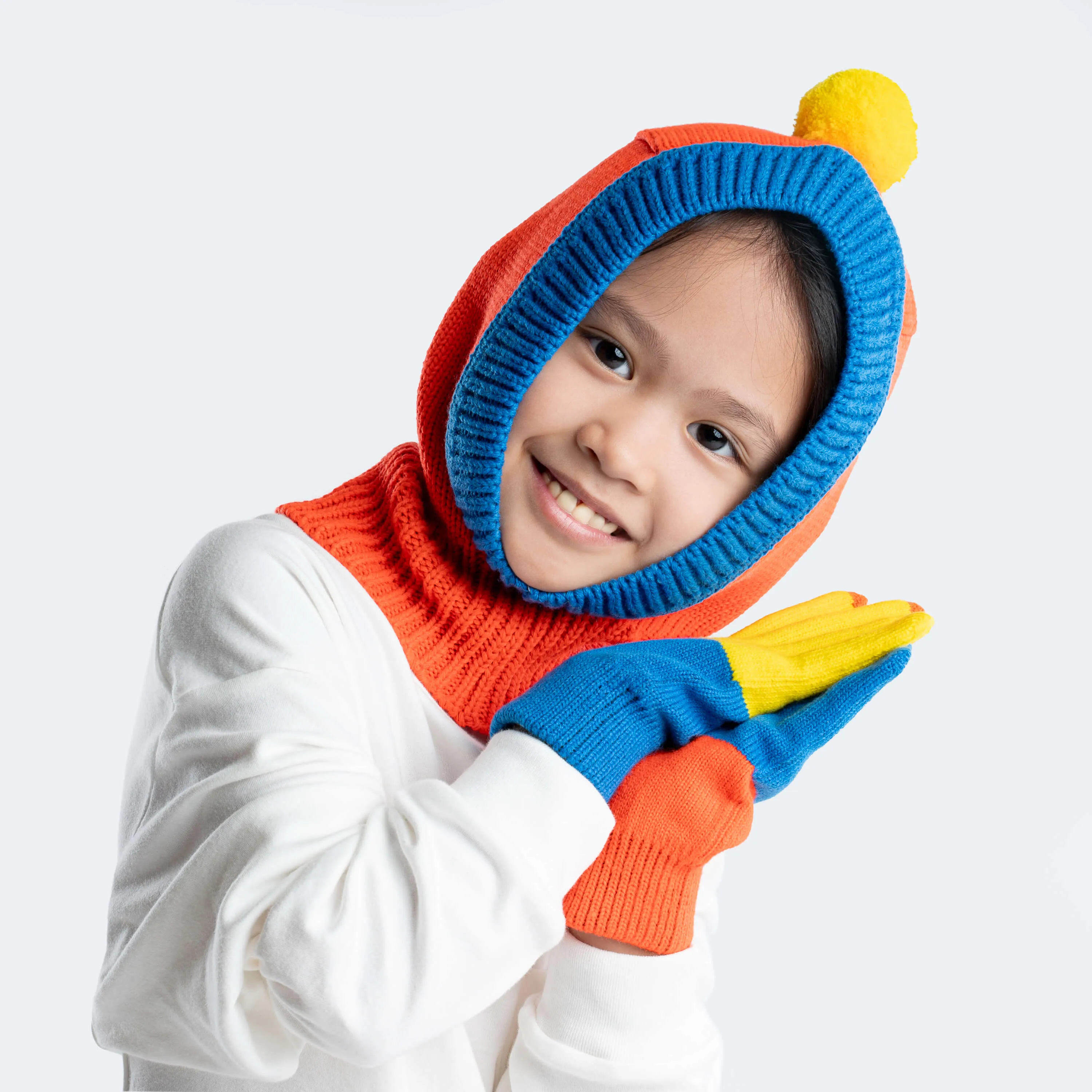 Kids Pom Balaclava