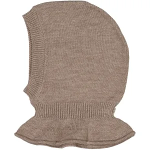 Knitted Balaclava Ello - hazel melange