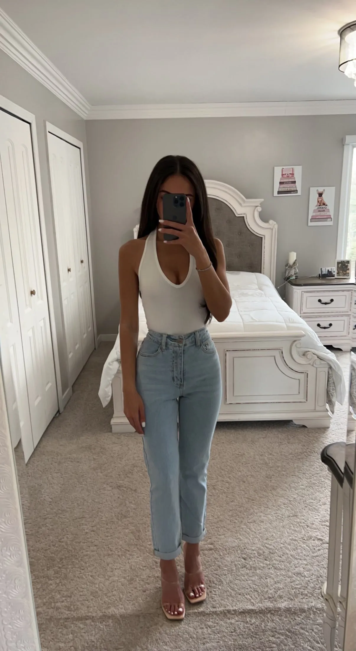 LIGHT DENIM BOYFRIEND JEANS