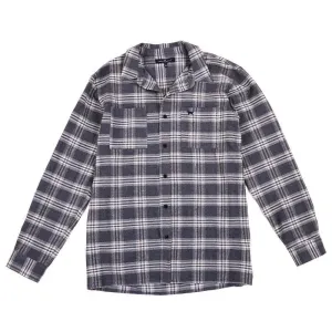 Men's Plaid Shacket in Grey