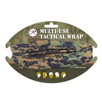 Multi-Use Neck Gaiter and Face Covering Tactical Wrap