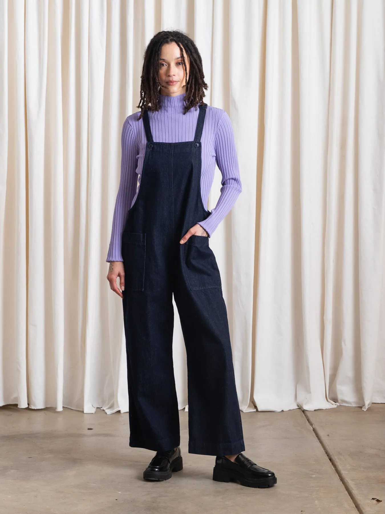 OVERALL JUMPER - DARK DENIM