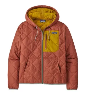 PATAGONIA DIAMOND QUILTED BOMBER HOODY WOMENS JACKET