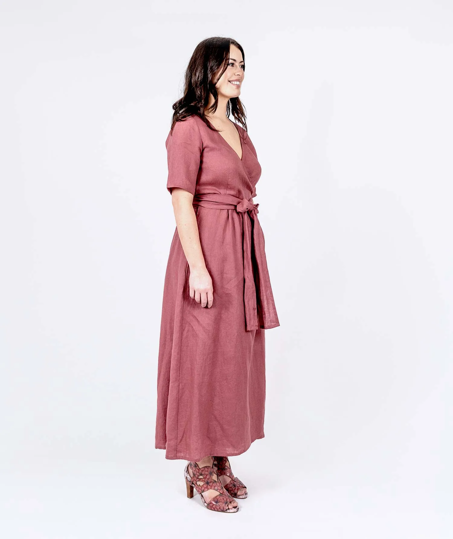 Persian Pink Wrap Dress