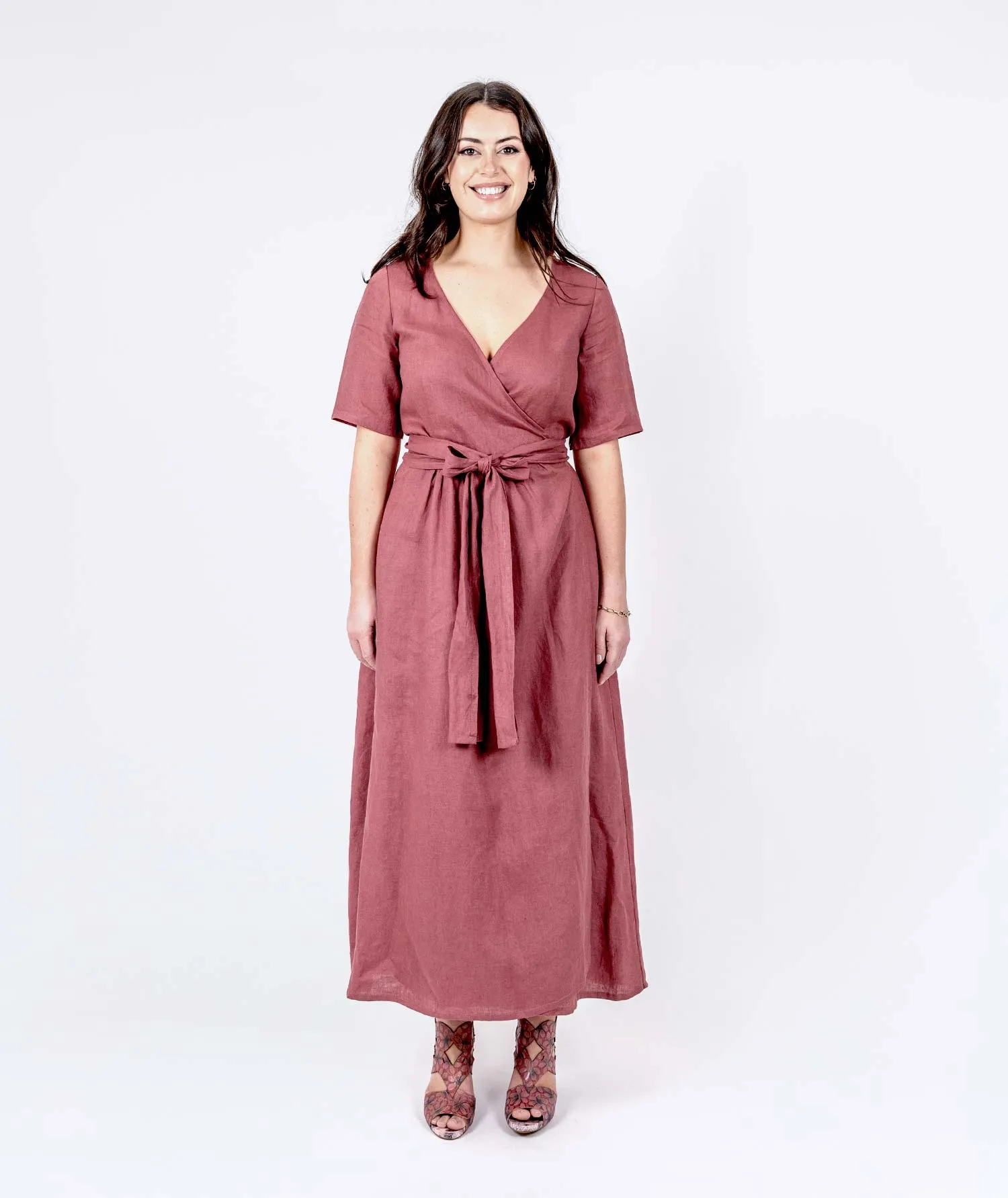 Persian Pink Wrap Dress