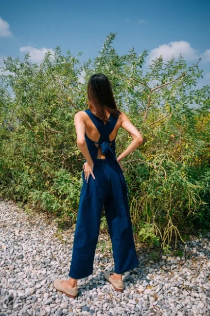 PETAL OVERALL - INDIGO