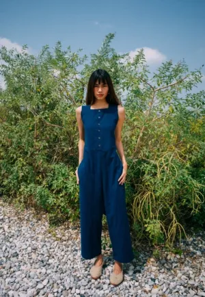 PETAL OVERALL - INDIGO