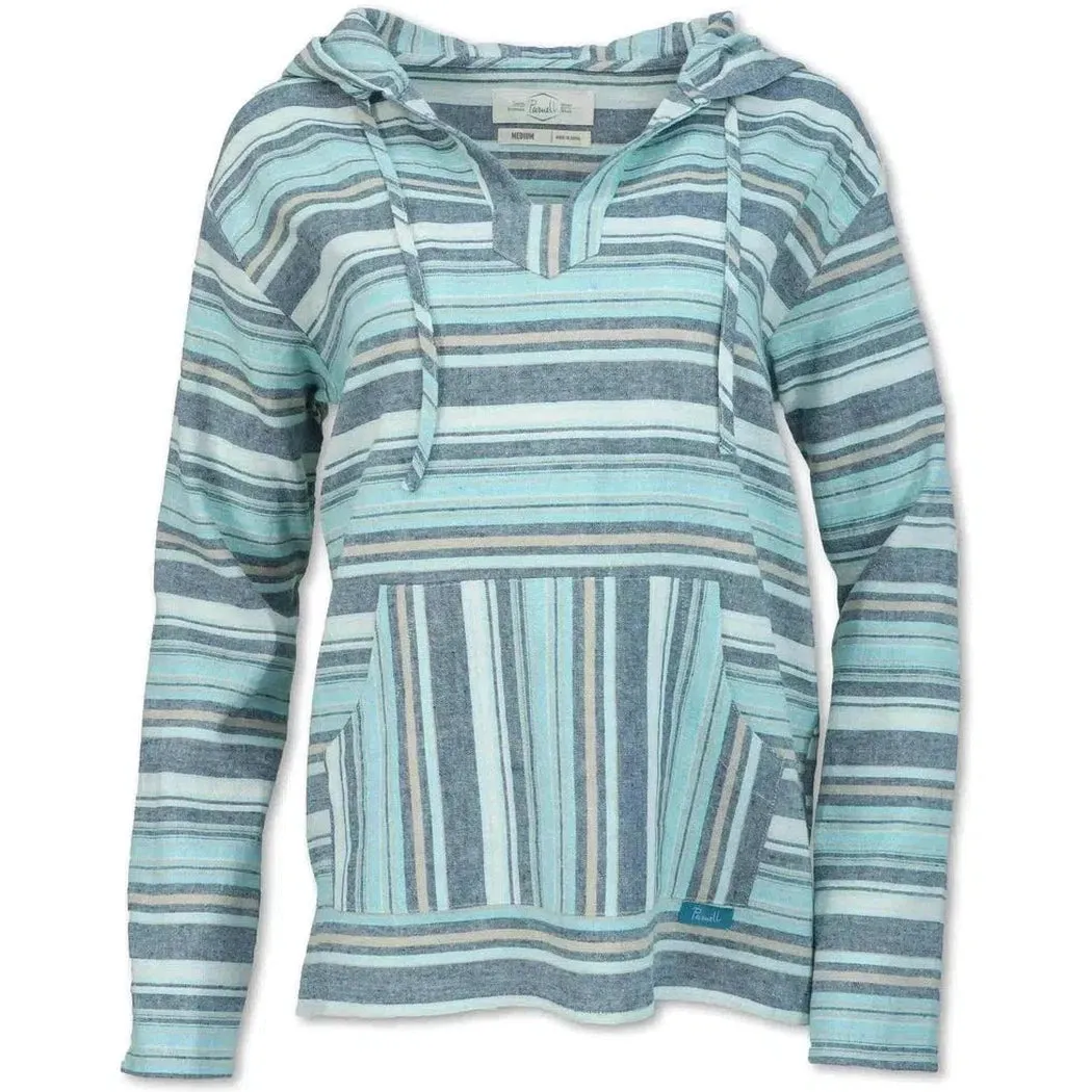 Purnell Women's Striped Flax Blend Pullover