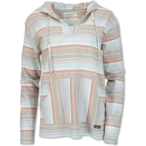 Purnell Women's Striped Flax Blend Pullover