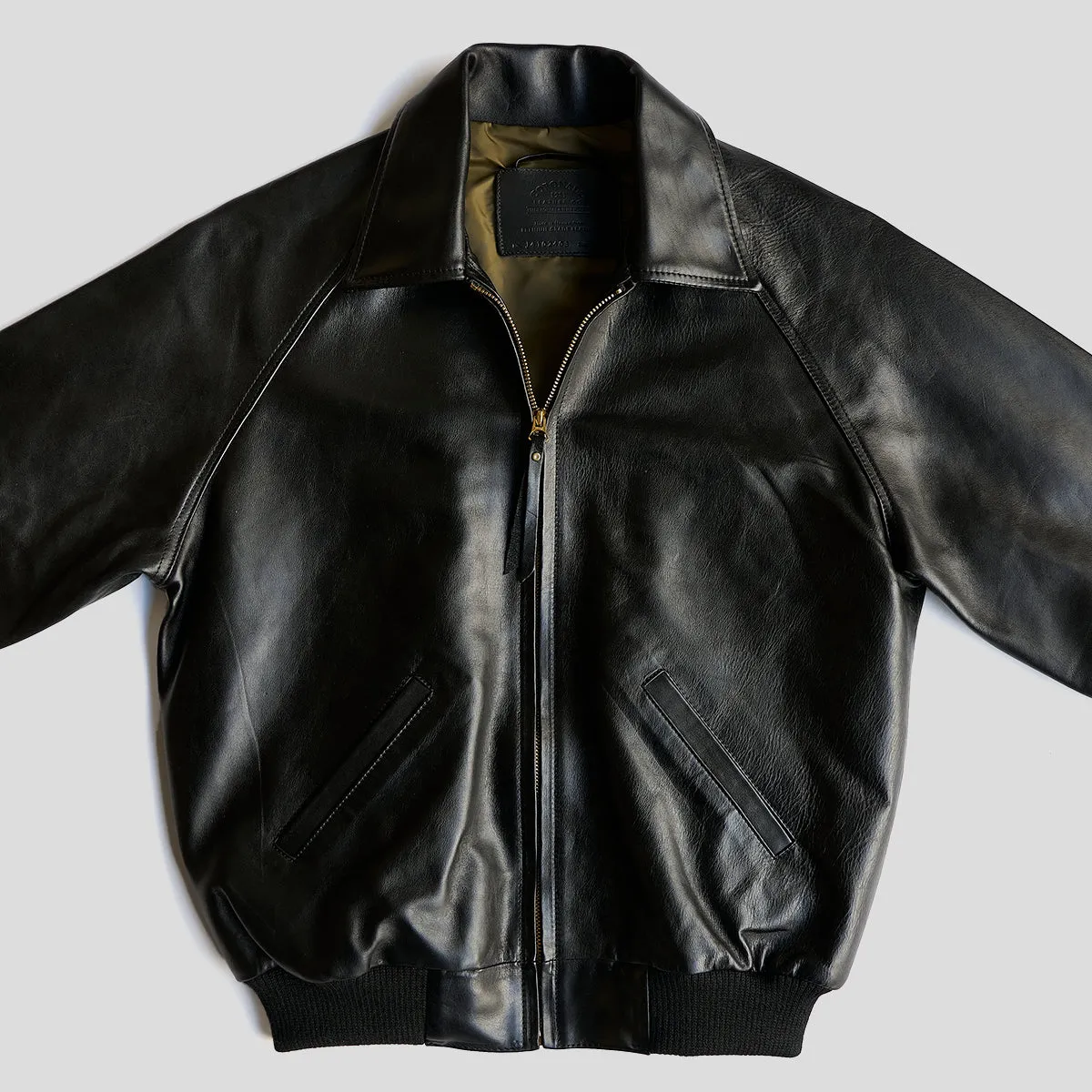 Raglan Horsehide No. 410 | Black/Olive x 16