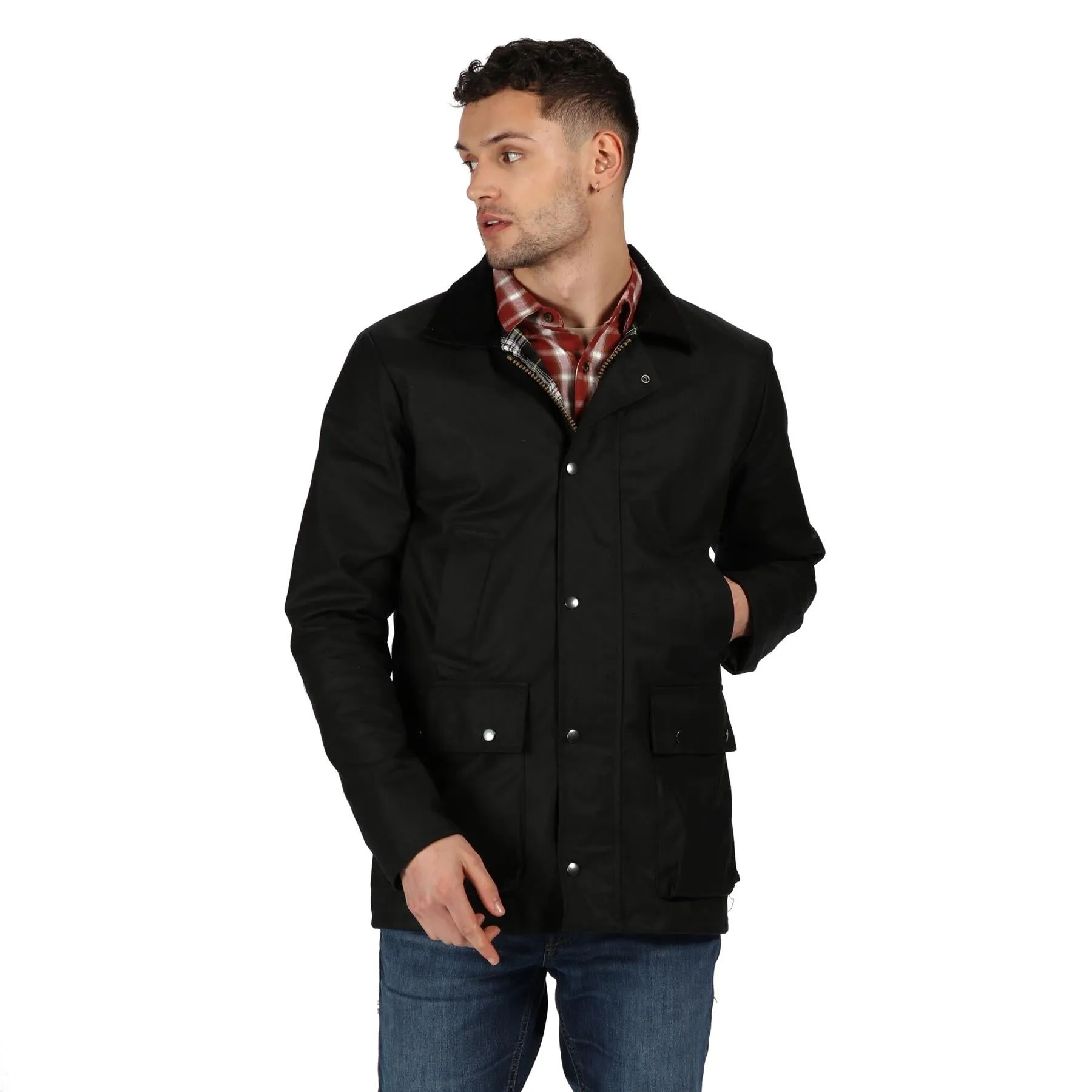 Regatta Mens Country Water Repellent Collared Full Zip Classic Coat