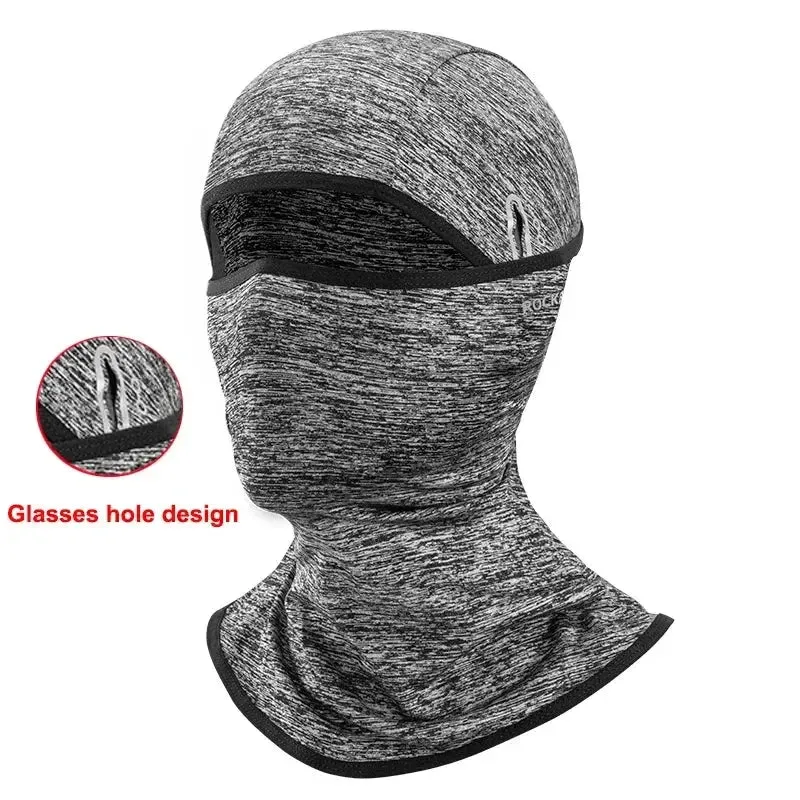 ROCKBROS Women Men's Balaclava Sun Protection Electric Bicycle Motorcycle Full Face Mask Ice Silk Headgear Cycling Spring Summer